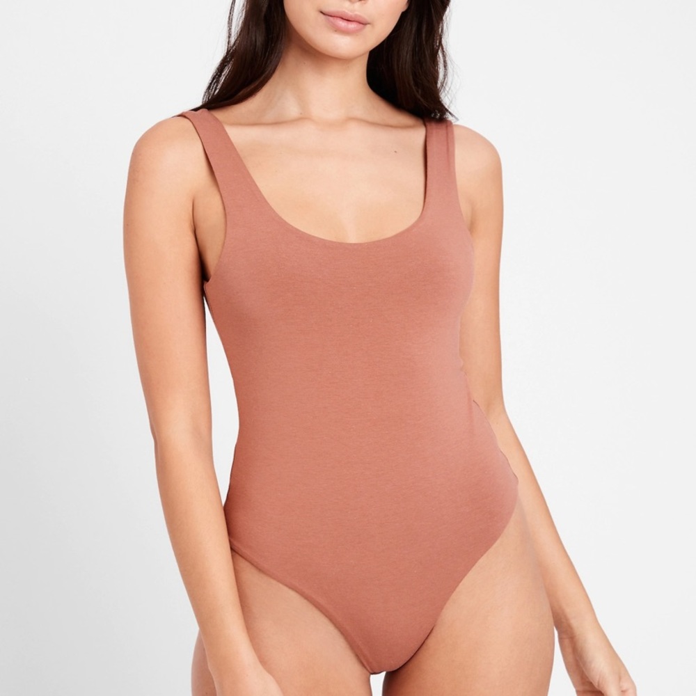 NWT Banana Republic Scoop Neck Thong Bodysuit